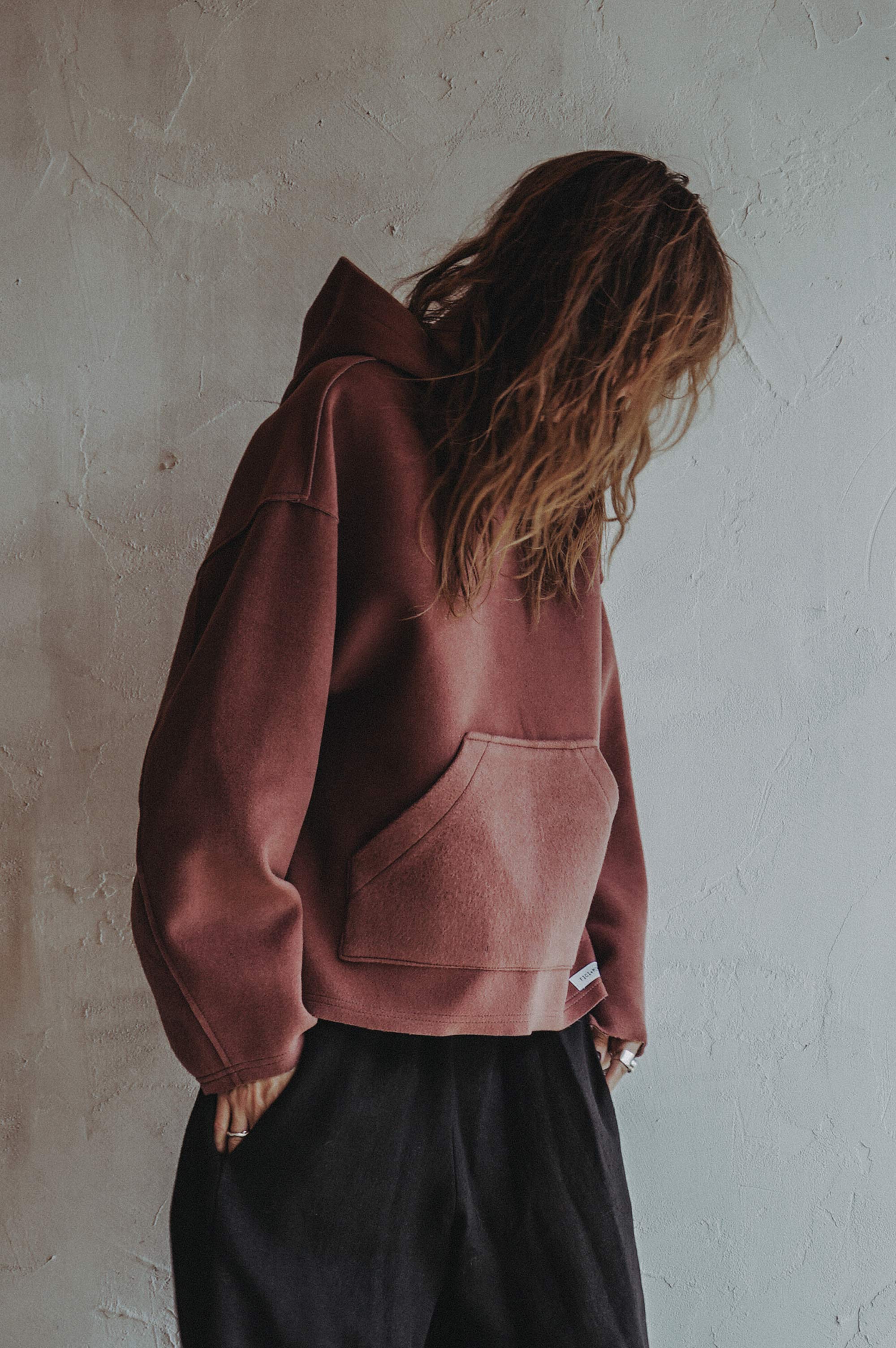 Hooded Wool Top