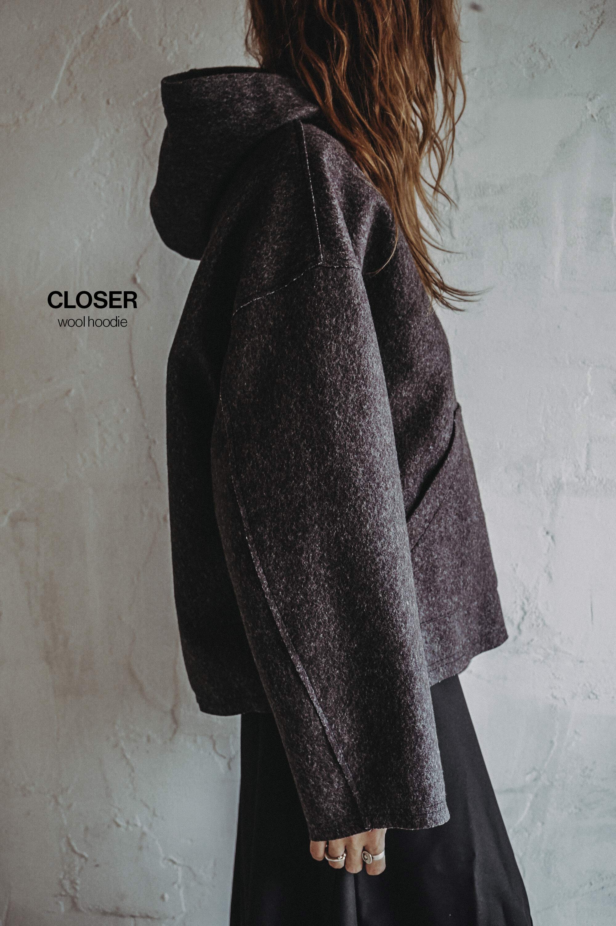 Hooded Wool Top