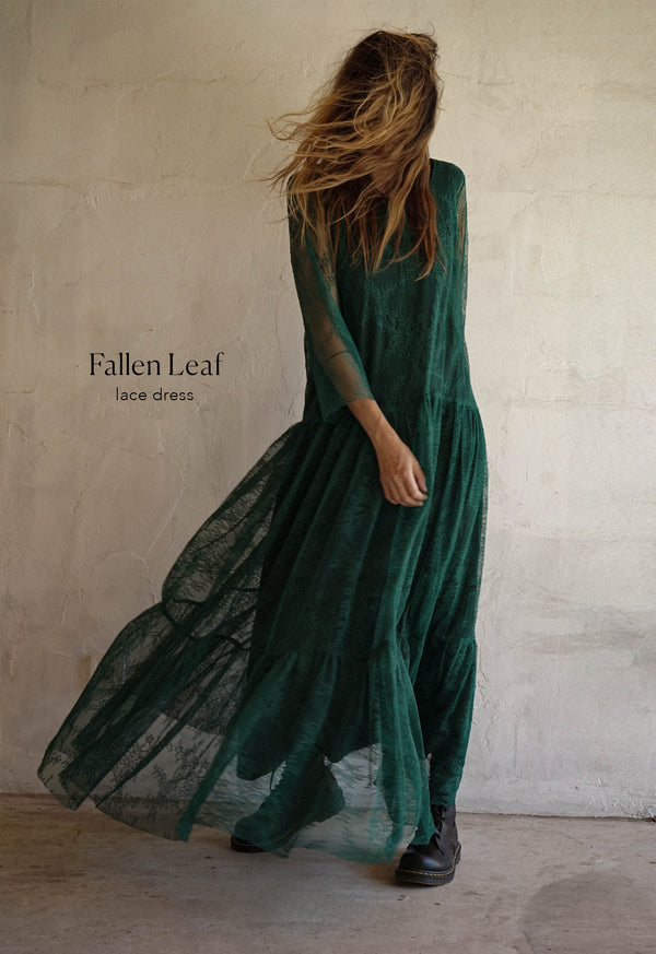 Fallen LEAF lace dress