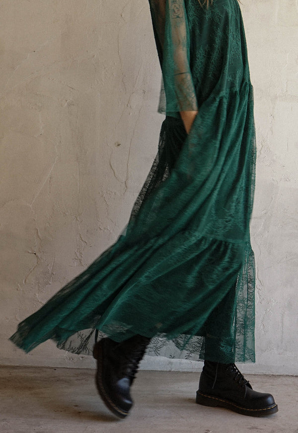 Fallen LEAF lace dress