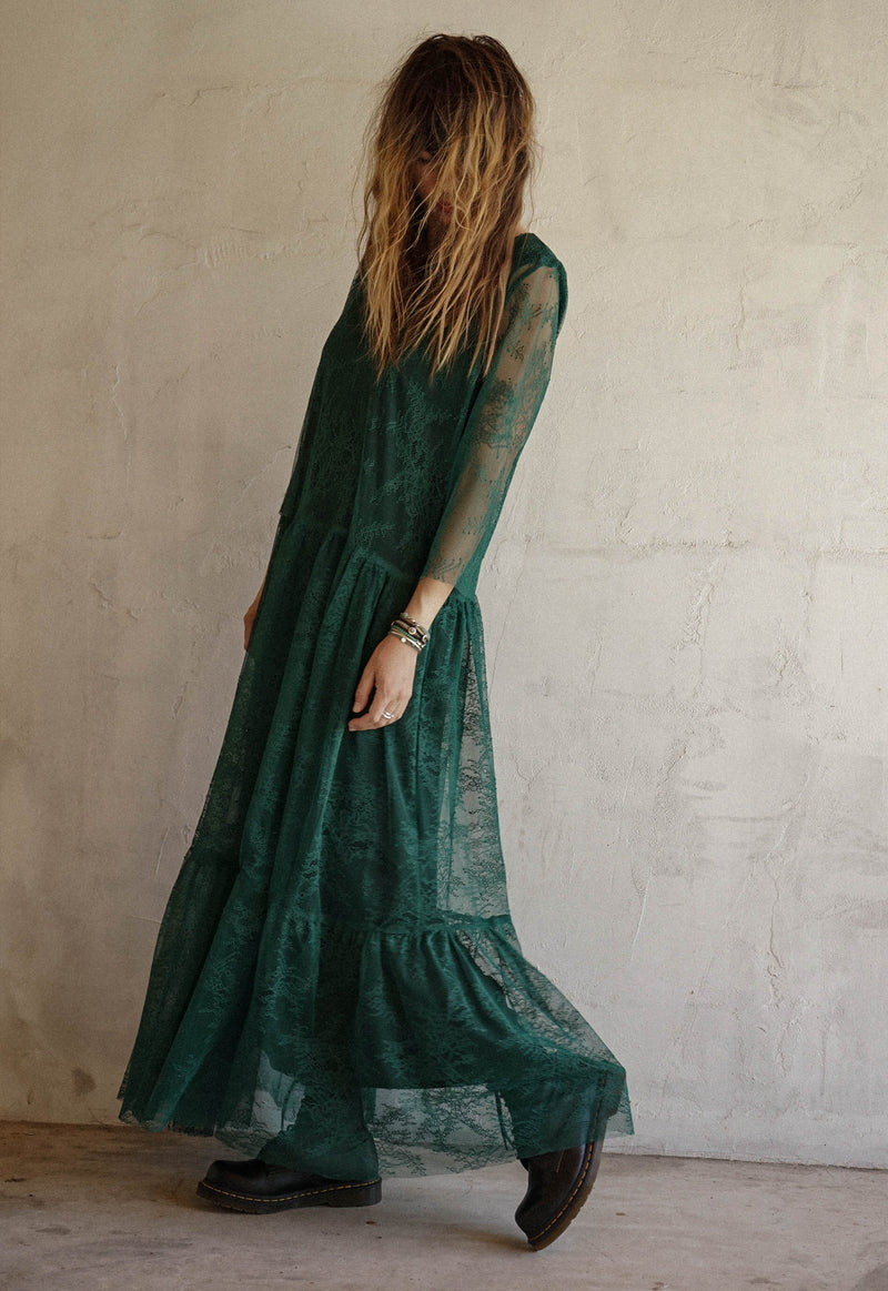 Fallen LEAF lace dress