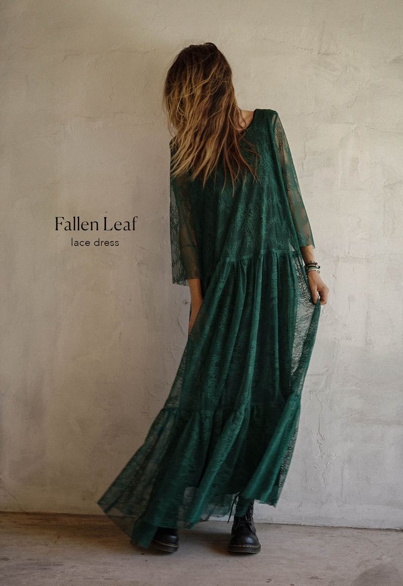 Fallen LEAF lace dress