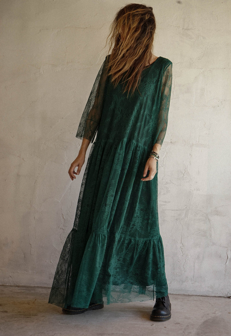 Fallen LEAF lace dress