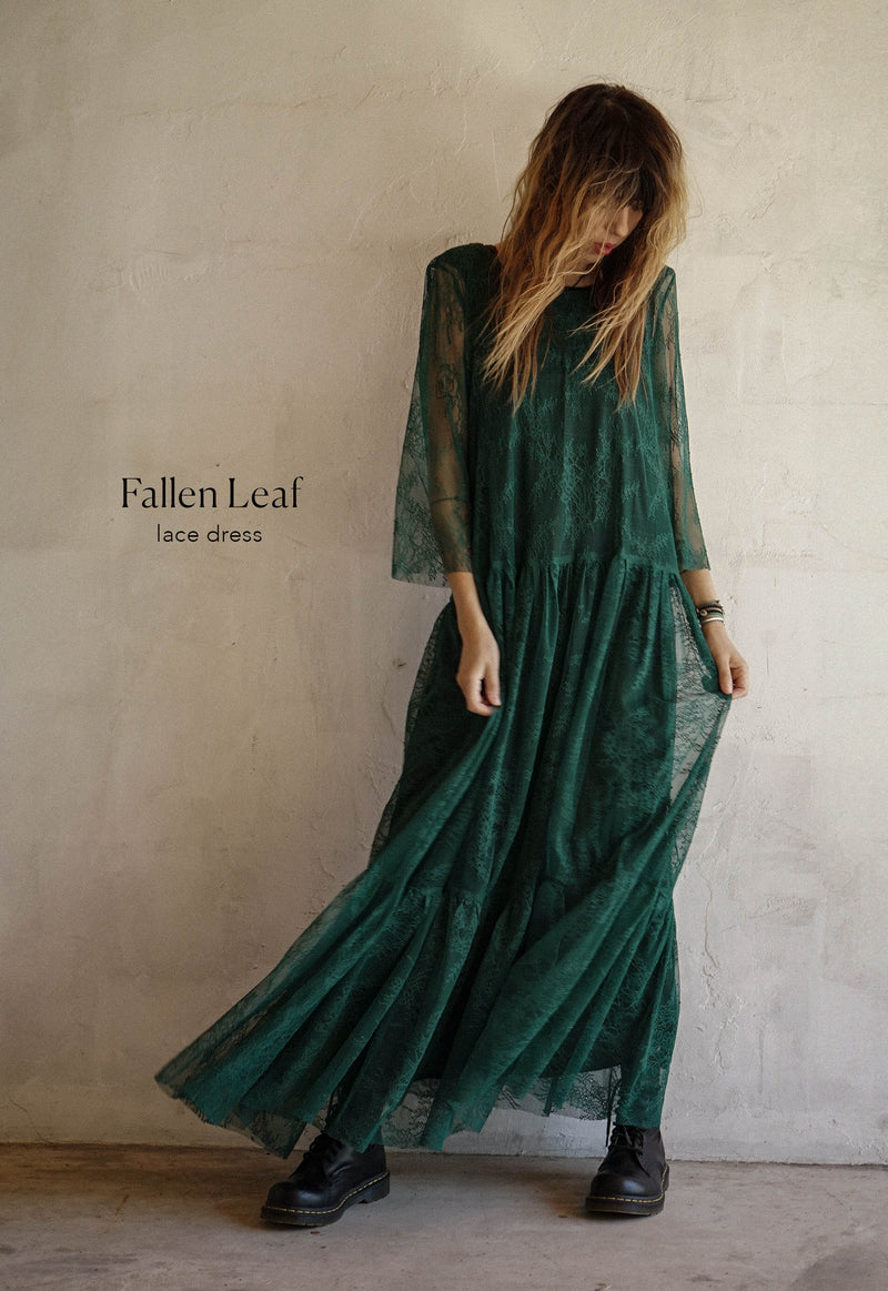 Fallen LEAF lace dress
