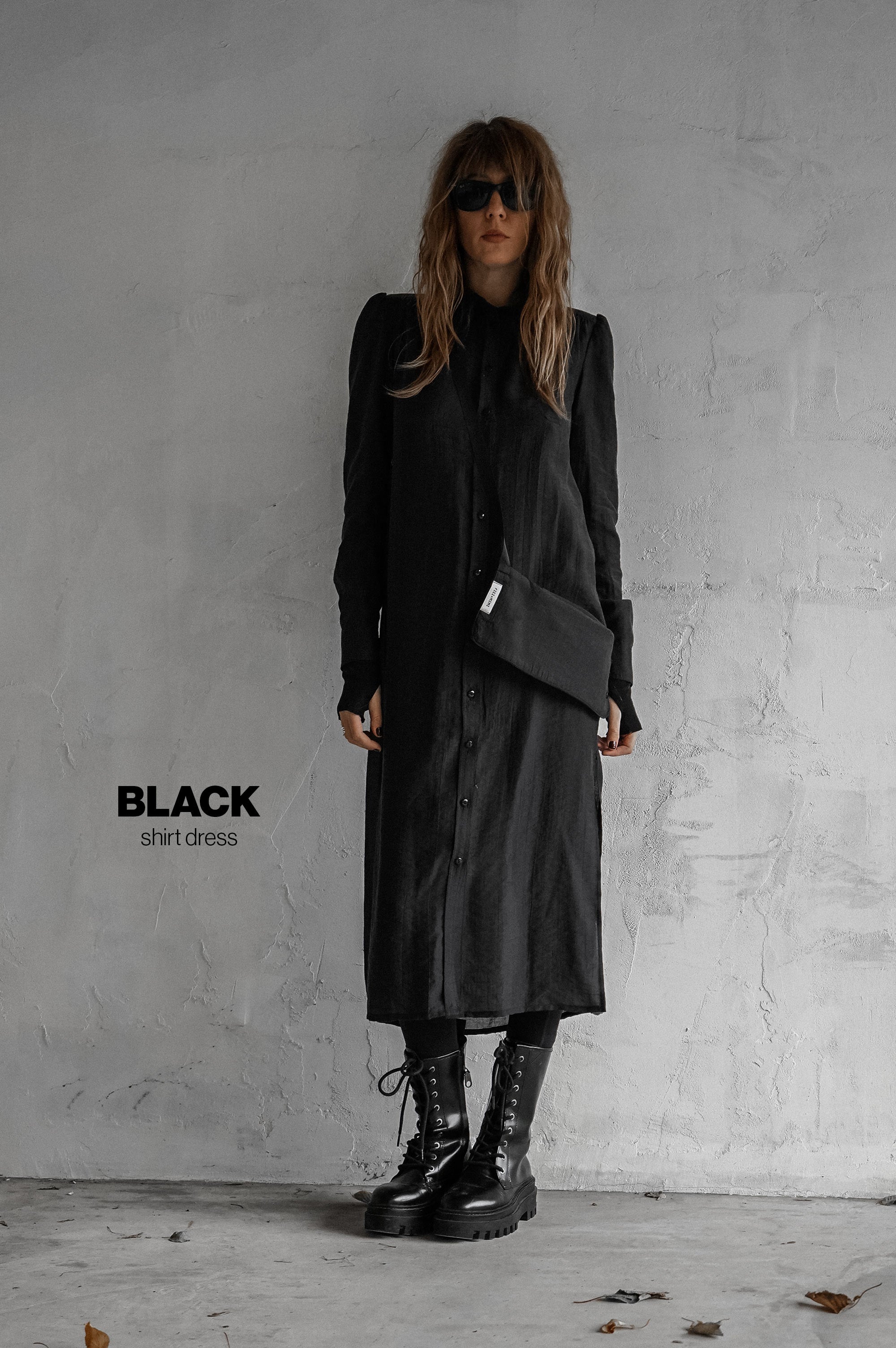 Black dress/shirt