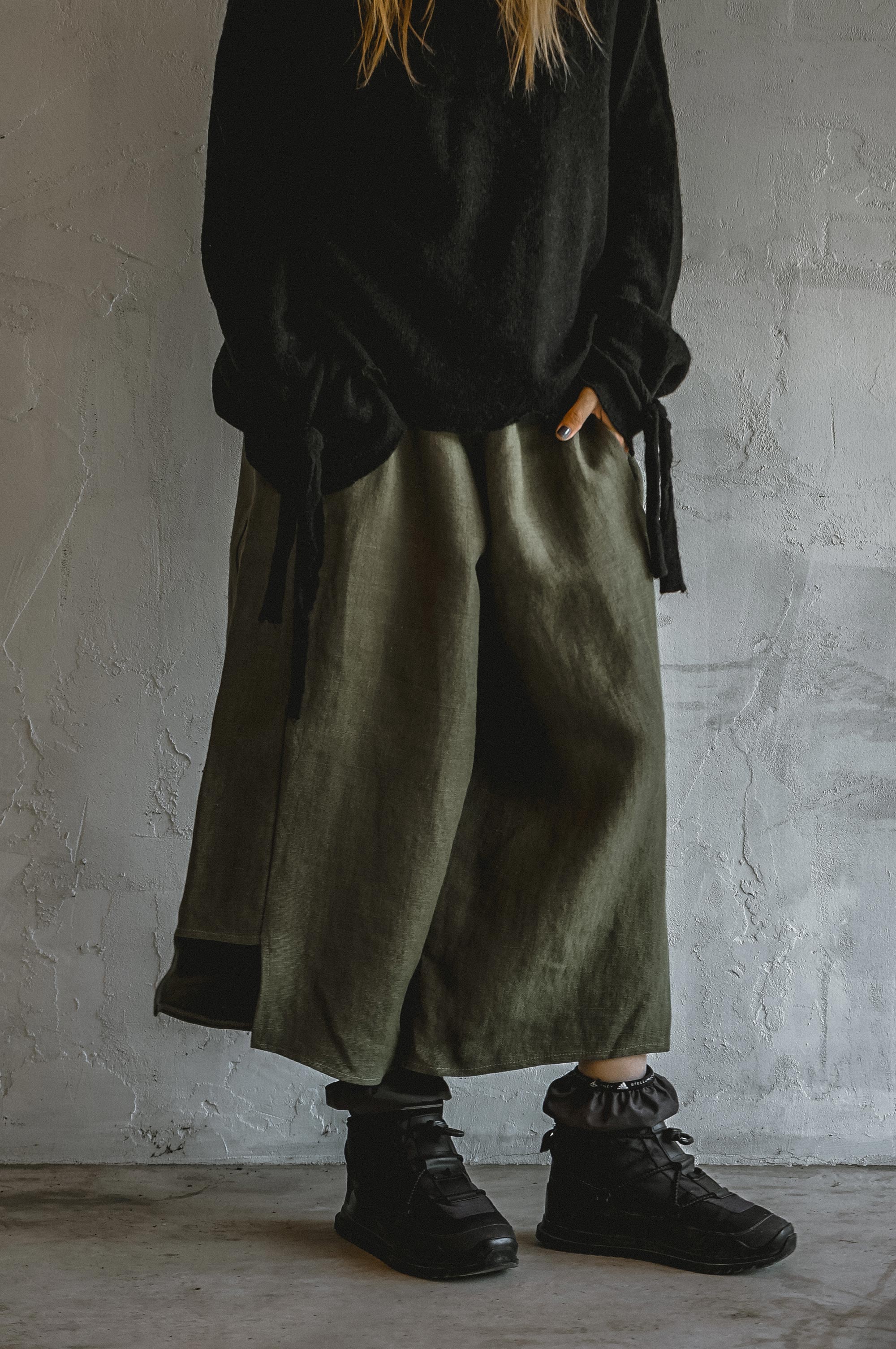 Maps Linen Trousers