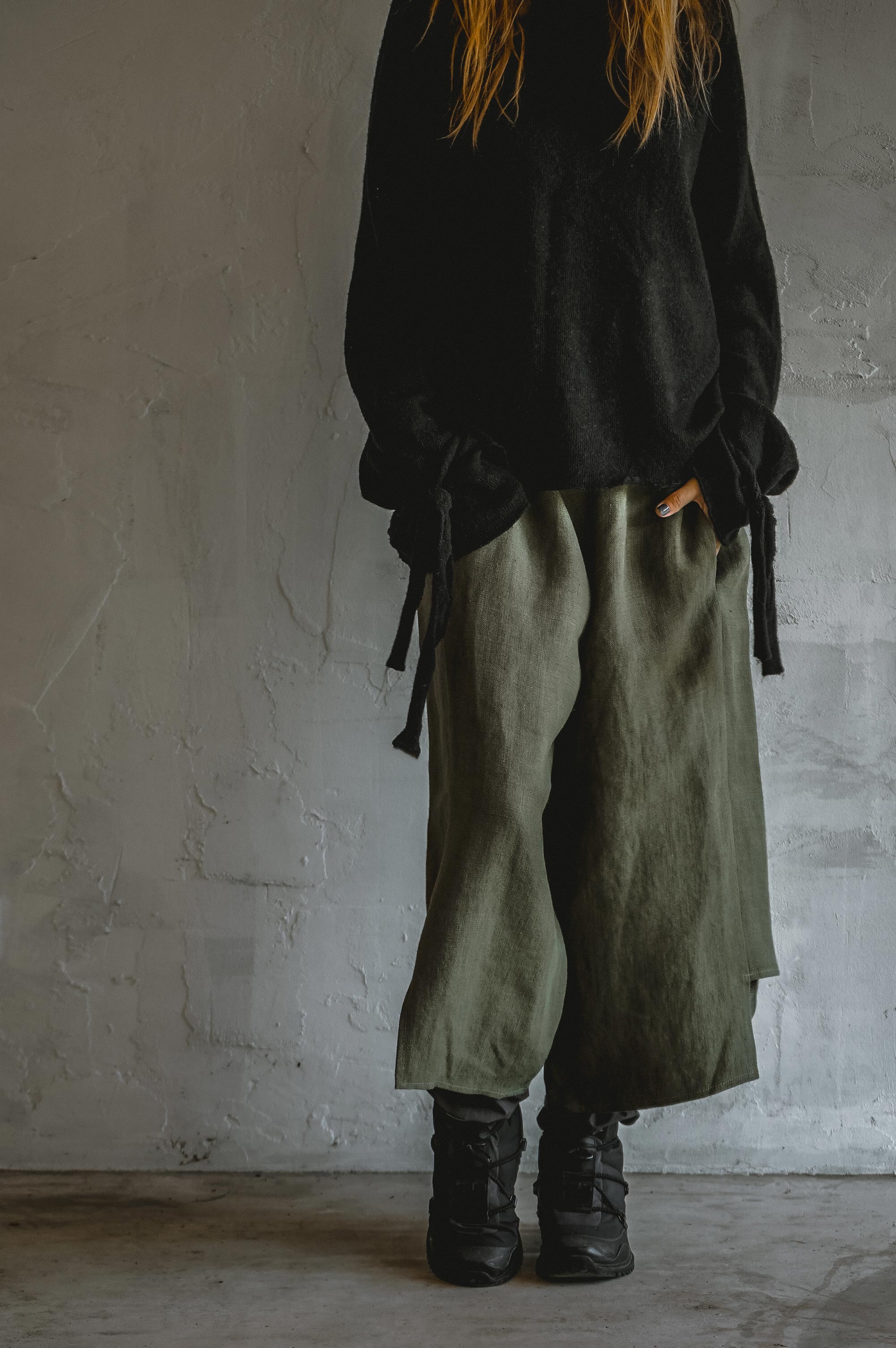 Maps Linen Trousers
