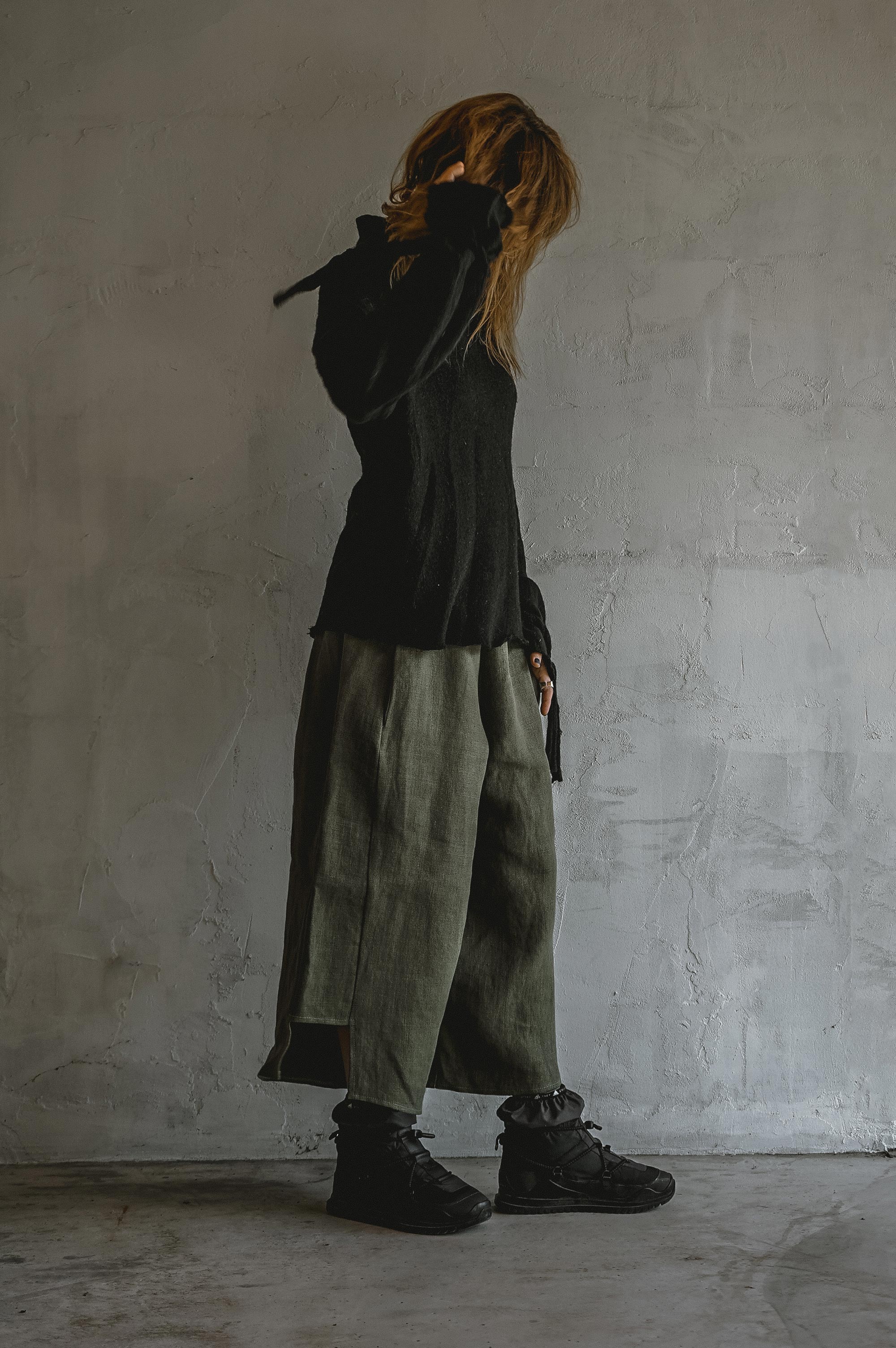 Maps Linen Trousers