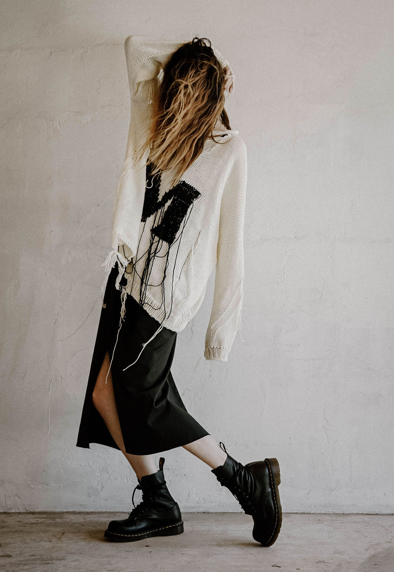 Coal Grain Skirt