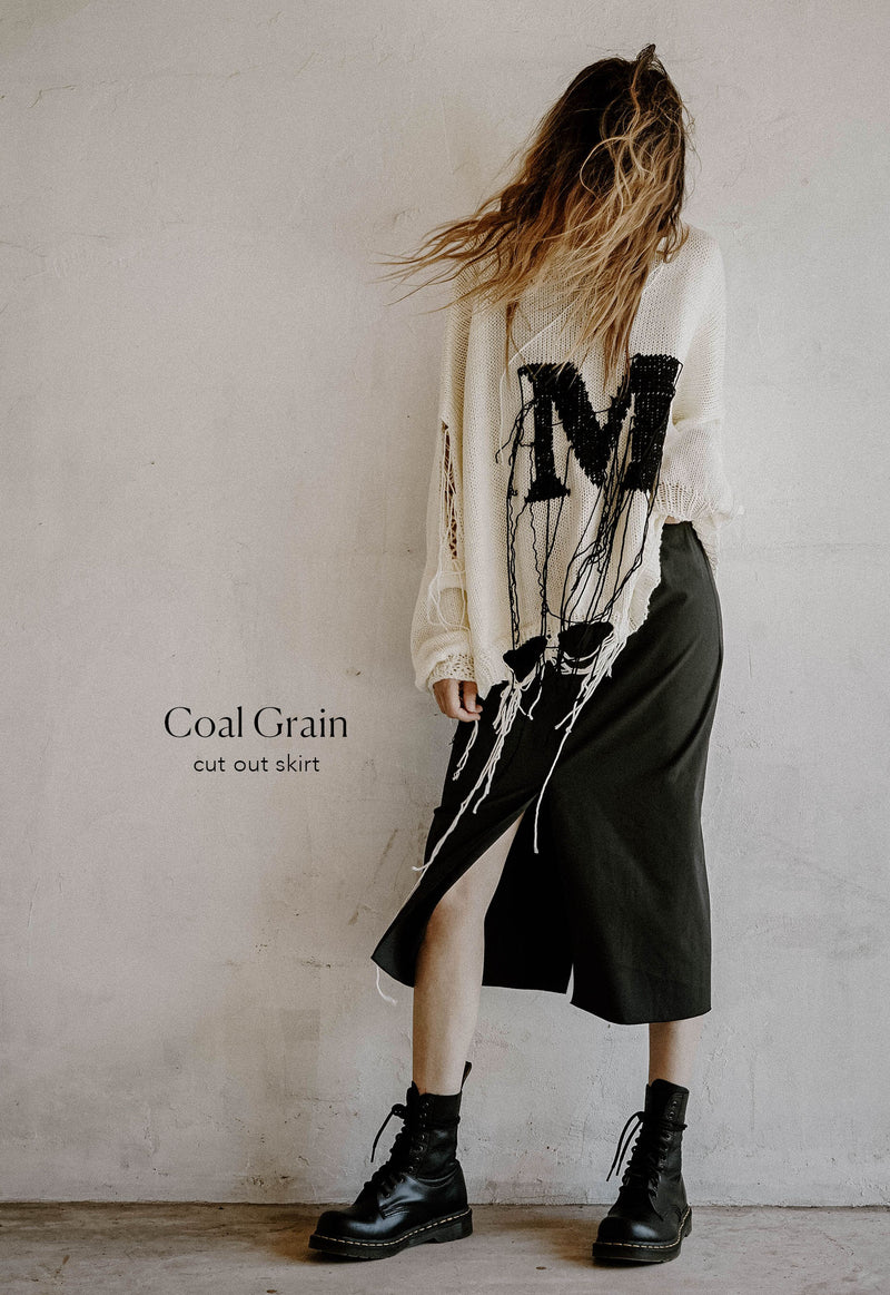Coal Grain Skirt