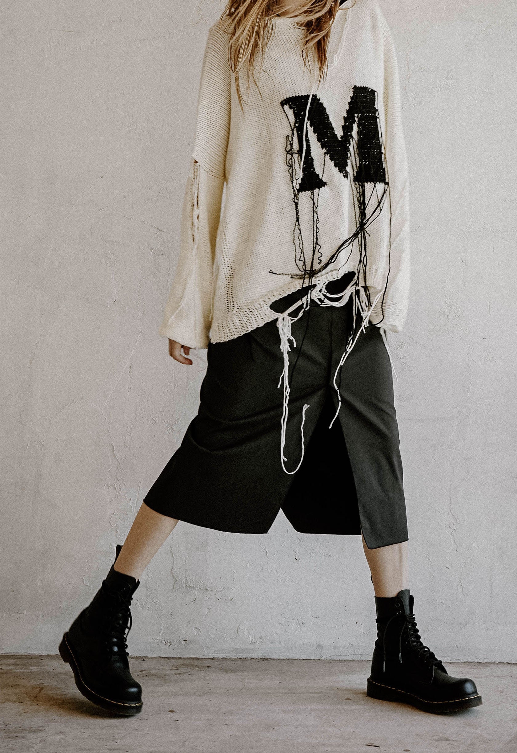 Coal Grain Skirt
