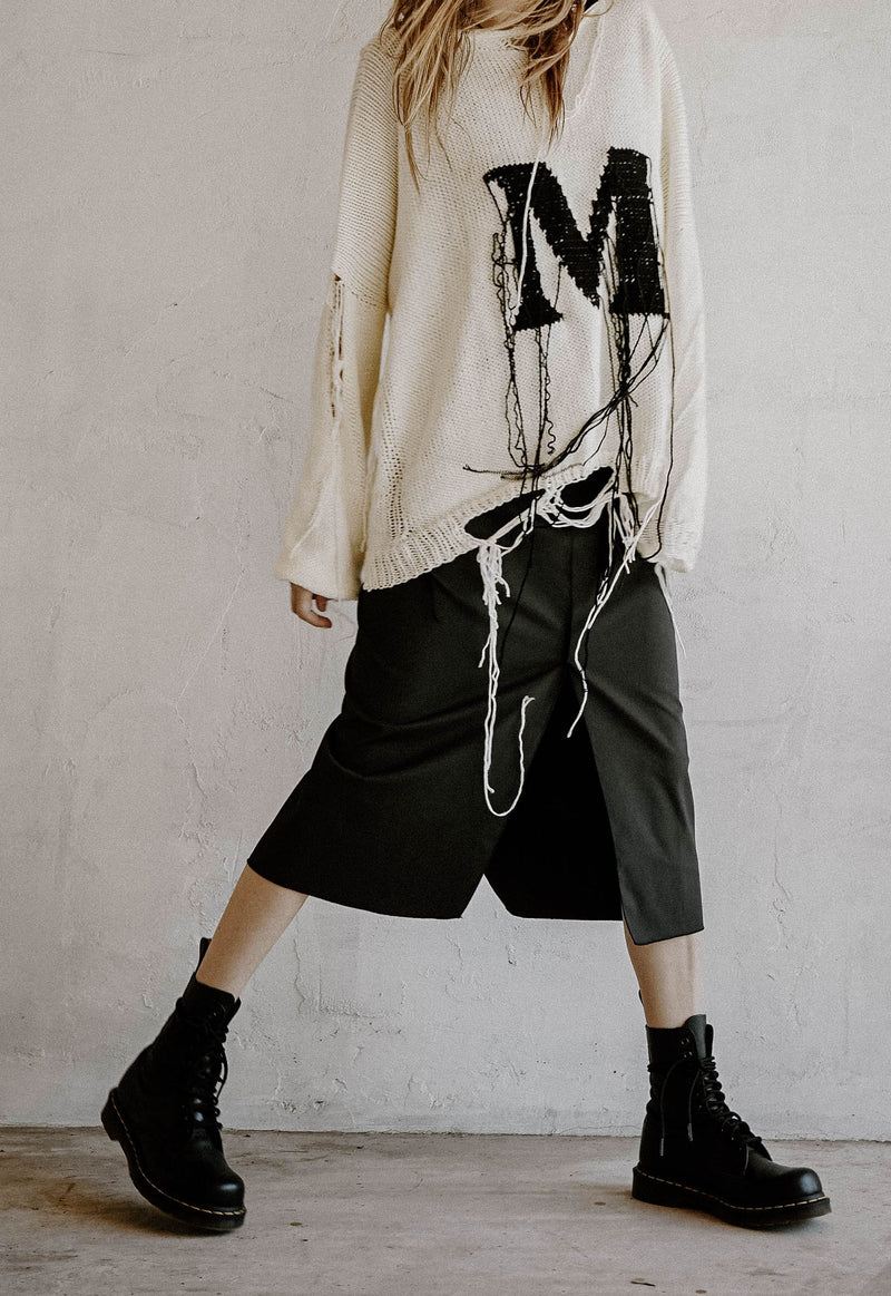 Coal Grain Skirt