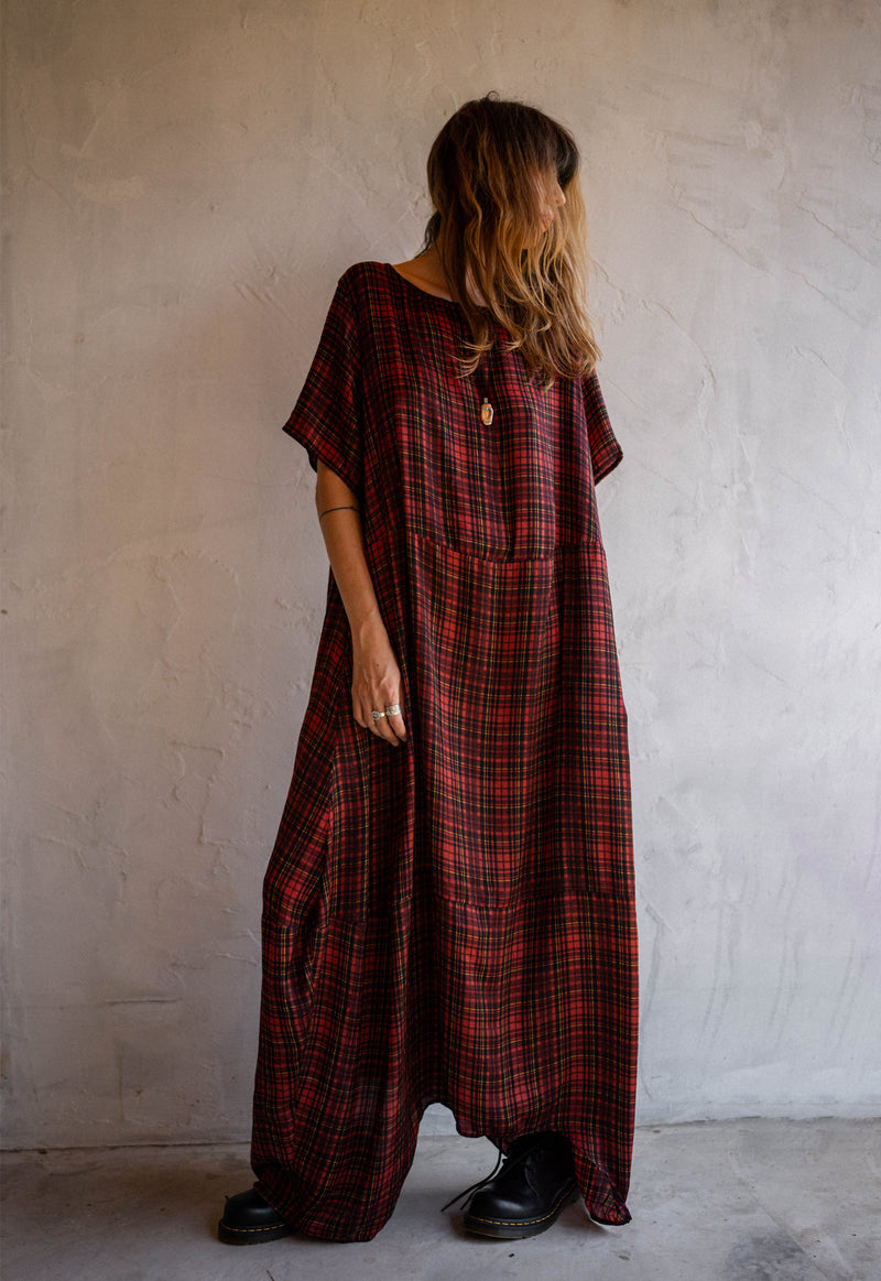 Ether Run Silk Dress