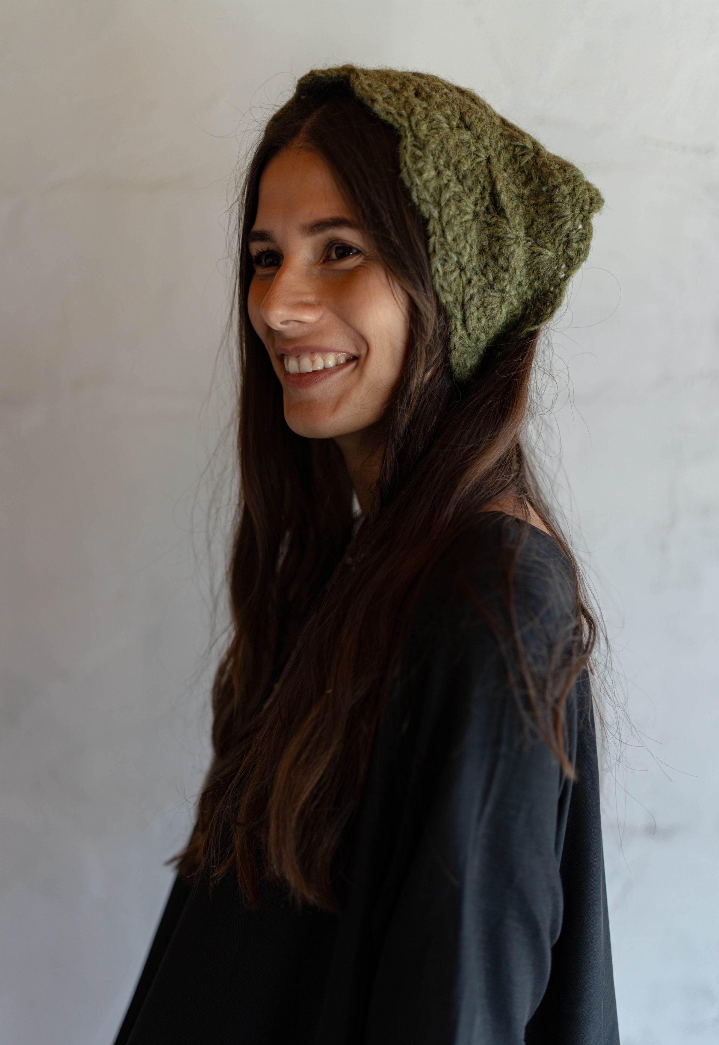 Thistle Hand Crochet Headscarf