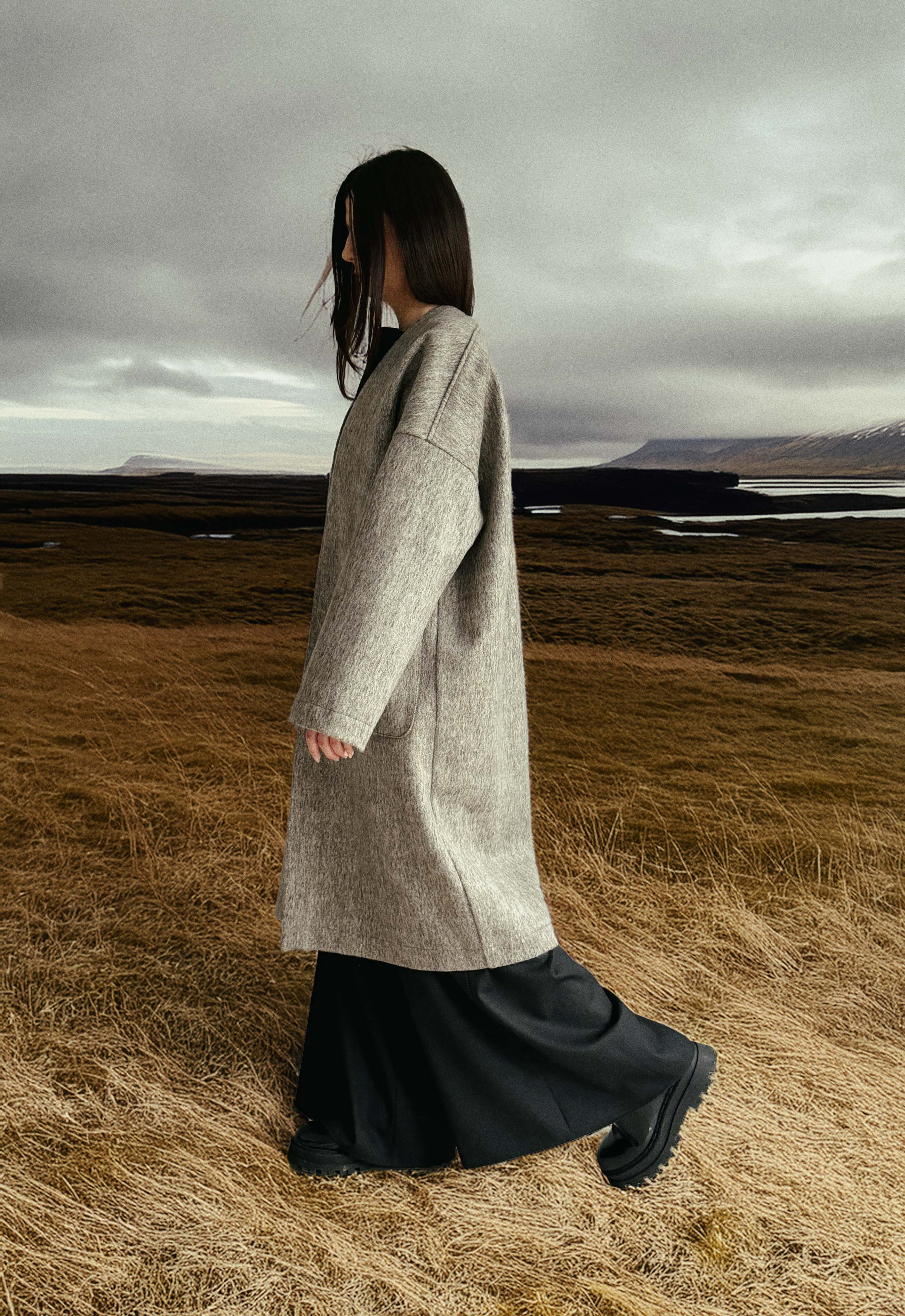 Meadow Hush Wool Coat
