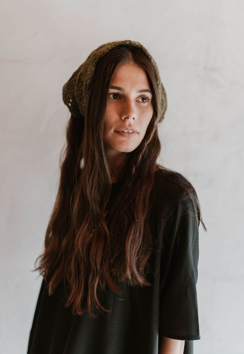 Thistle Hand Crochet Headscarf