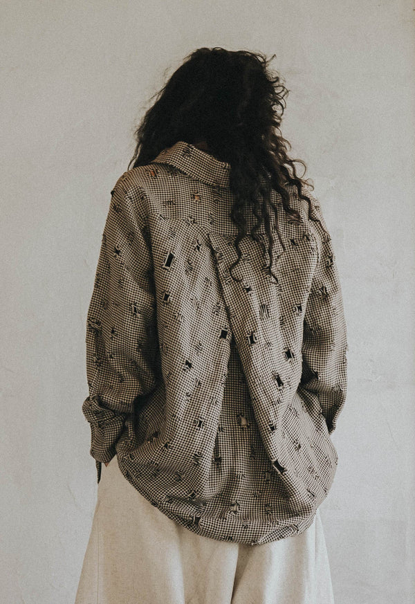 Flesh Of Earth Distressed Shirt