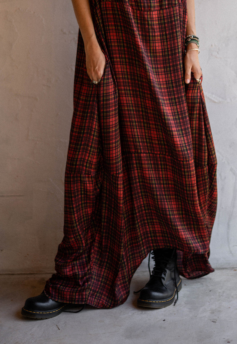 Ether Run Silk Dress