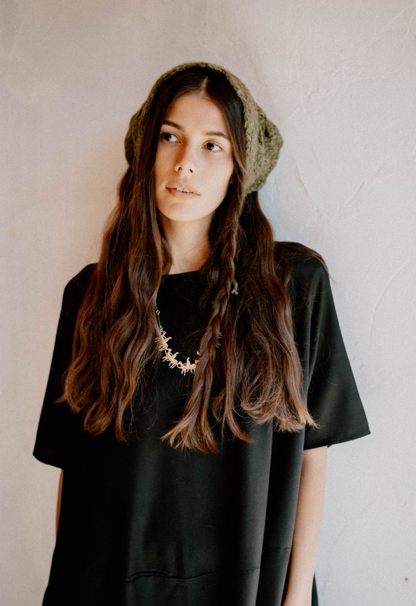 Thistle Hand Crochet Headscarf