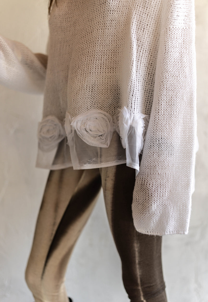 Last Bloom Hand Knitted Top