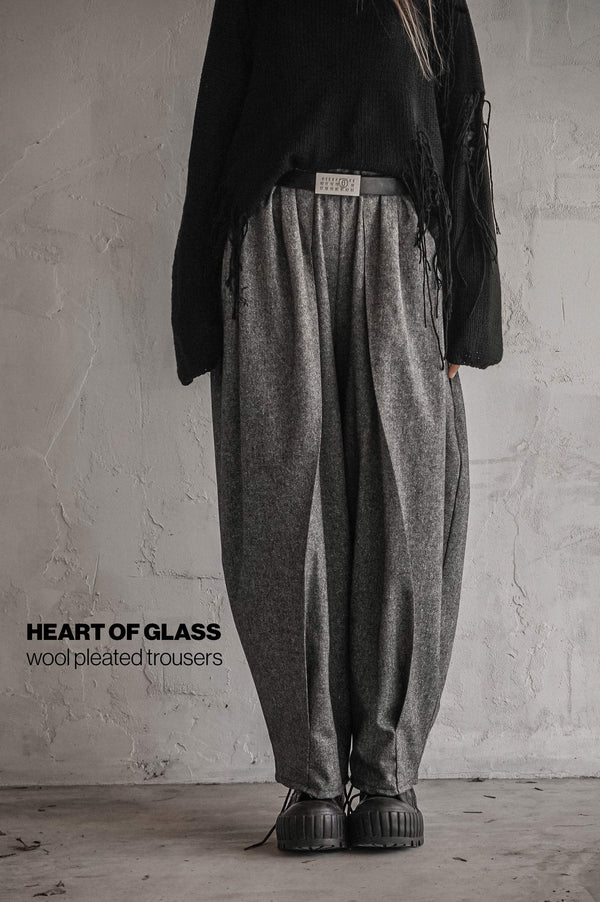 Heart Of Glass Wool Trousers