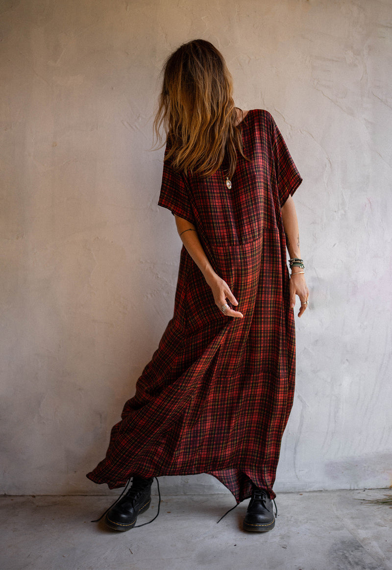 Ether Run Silk Dress