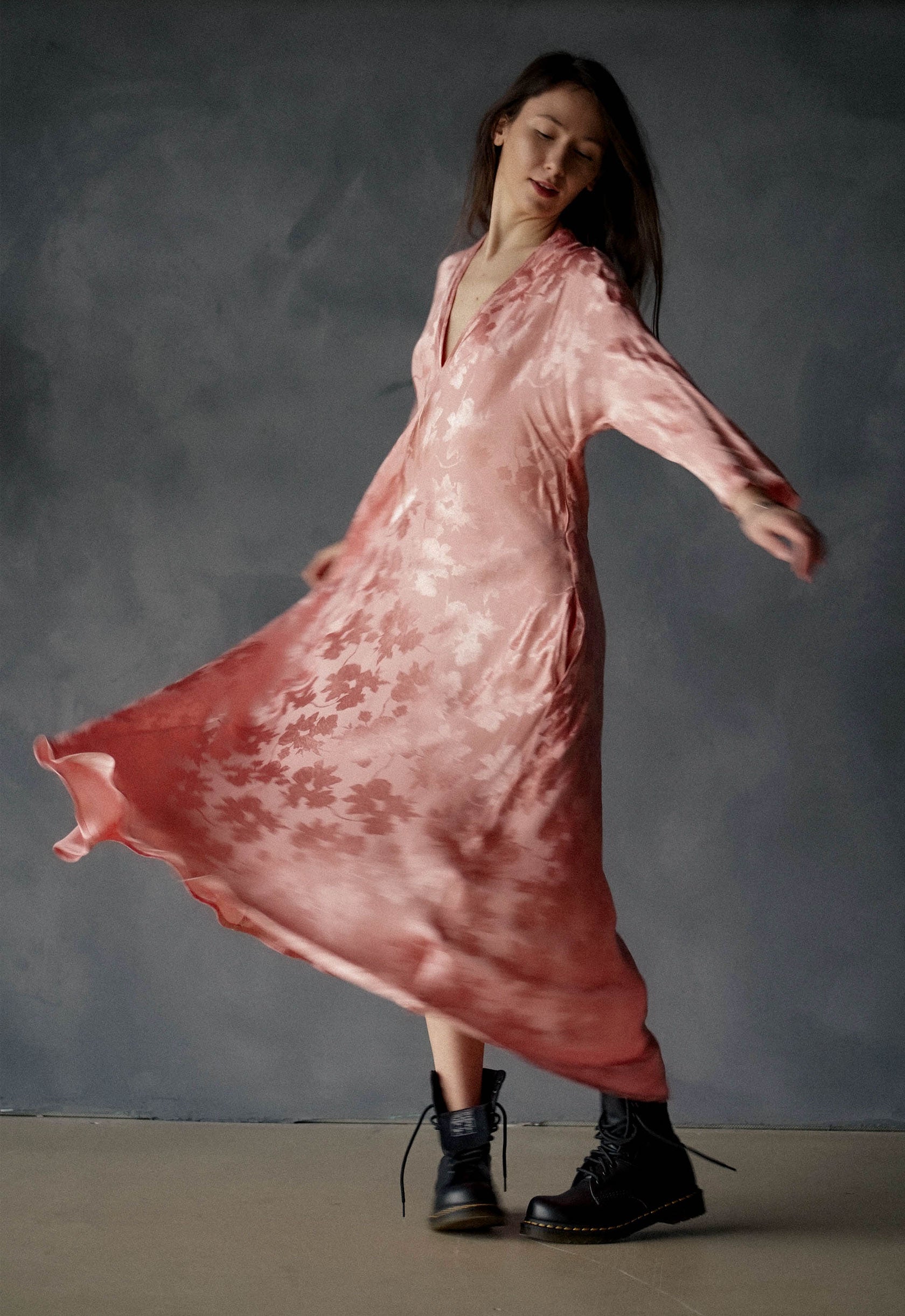 The Grand Budapest Satin Dress