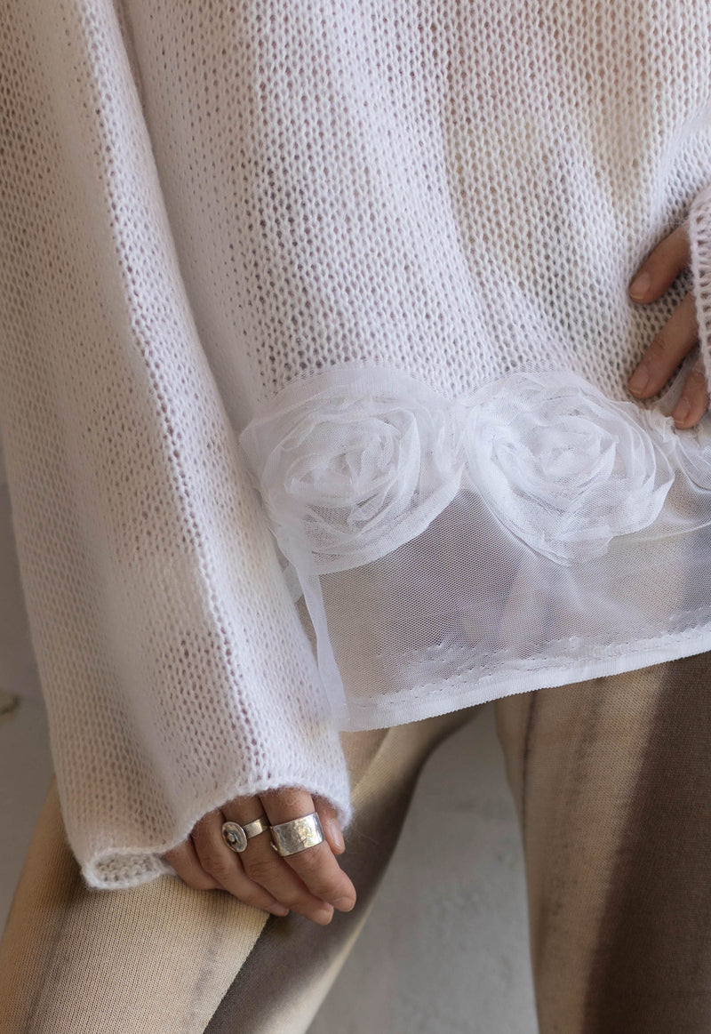 Last Bloom Hand Knitted Top