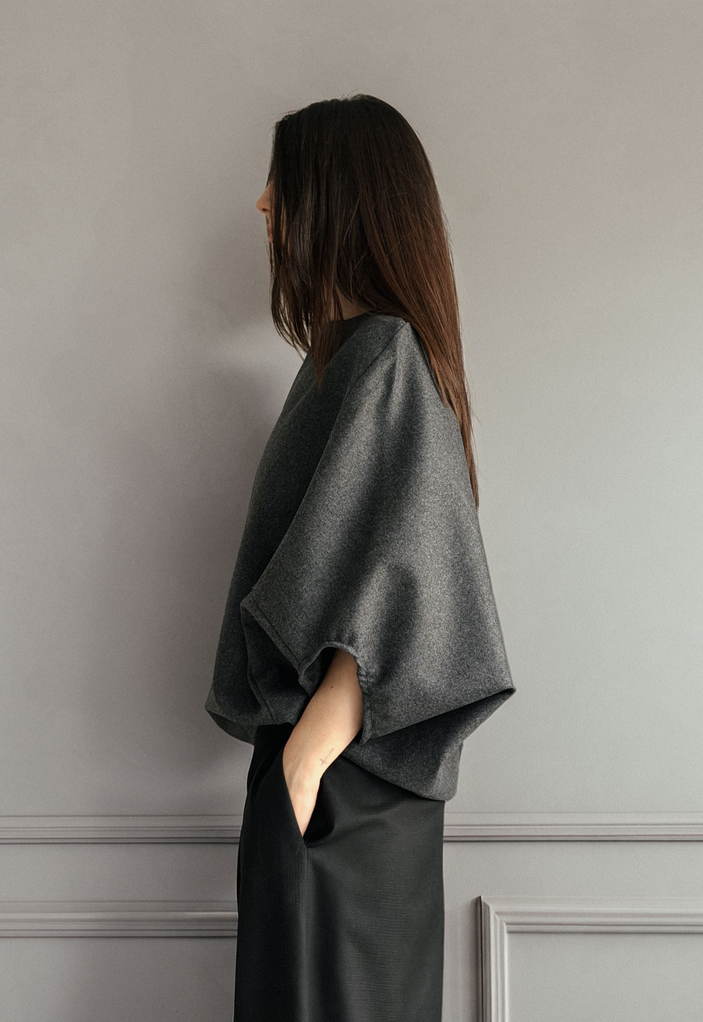 SKOG BOILED WOOL TOP