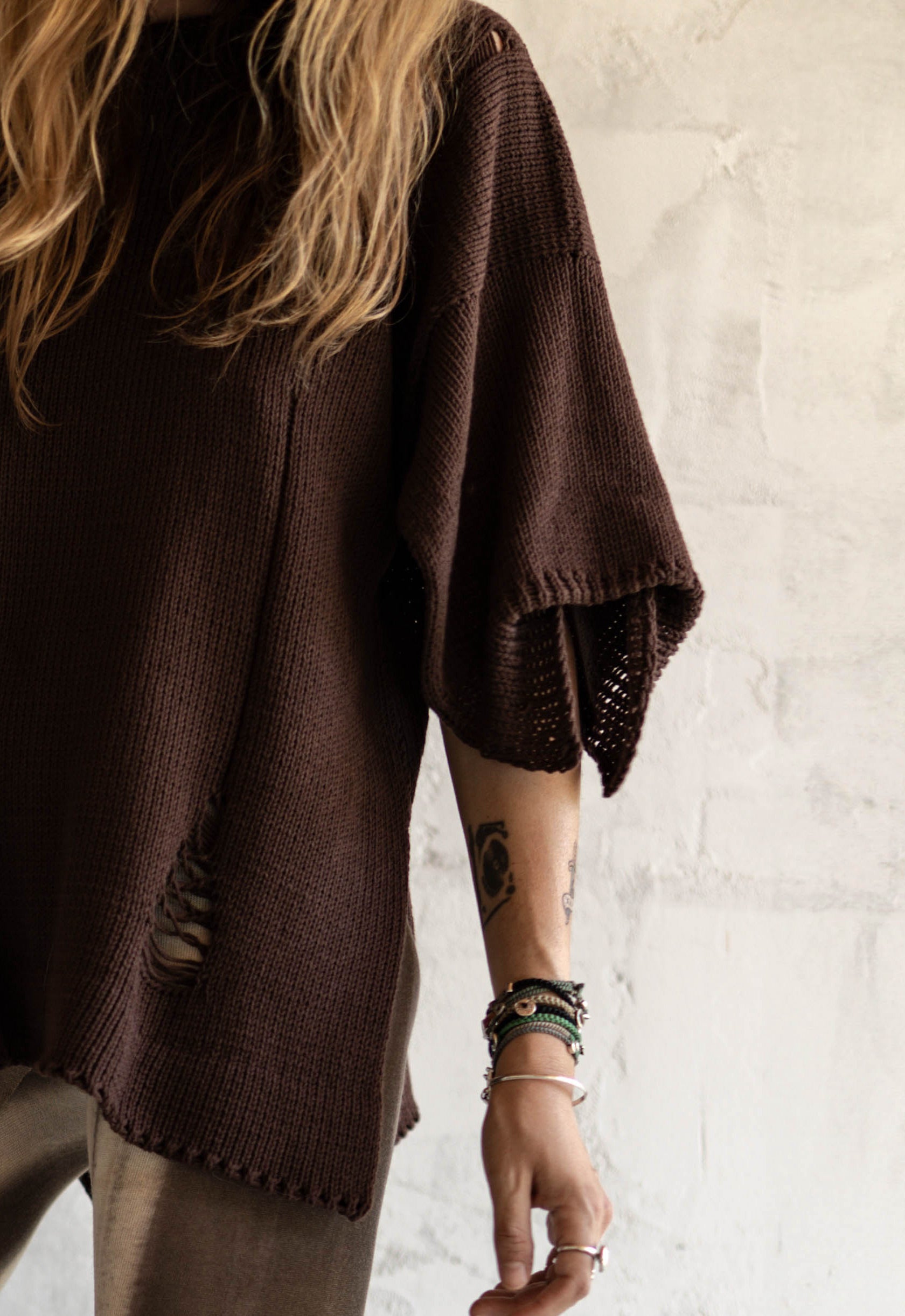 Driftspell Hand Knitted Top
