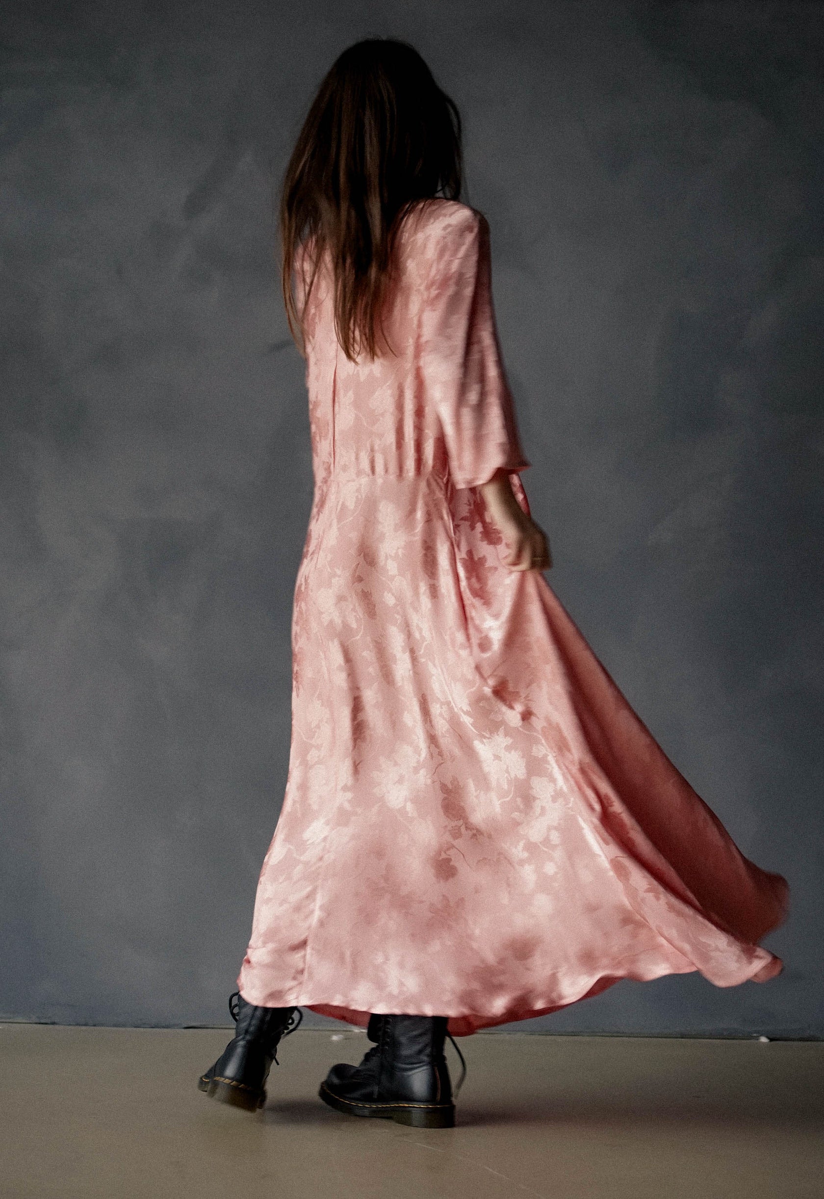 The Grand Budapest Satin Dress