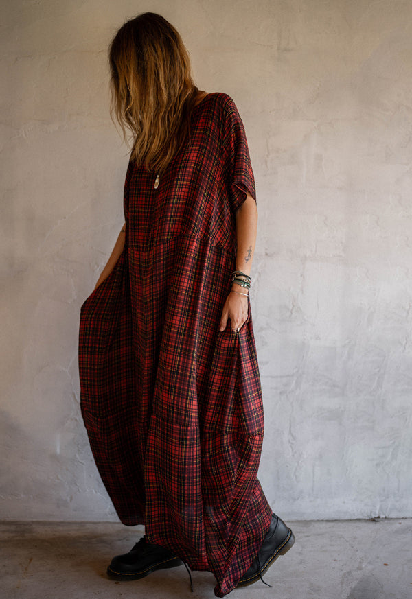 Ether Run Silk Dress