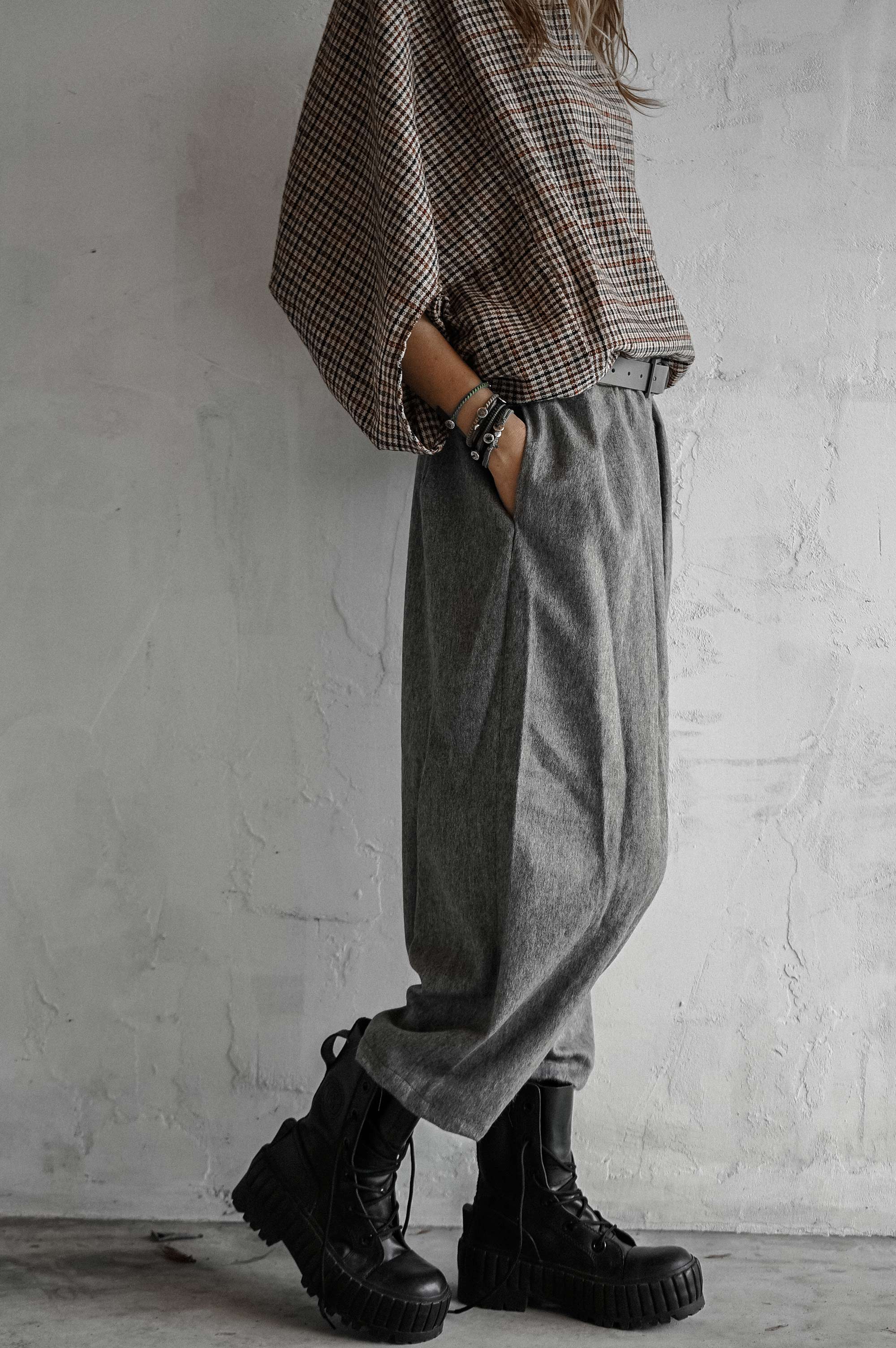 Deux Amours Pleated Trousers