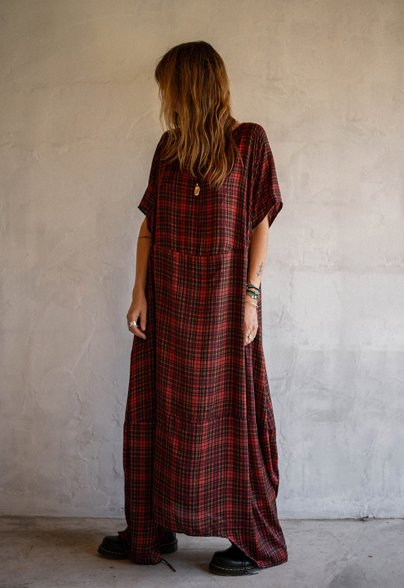 Ether Run Silk Dress