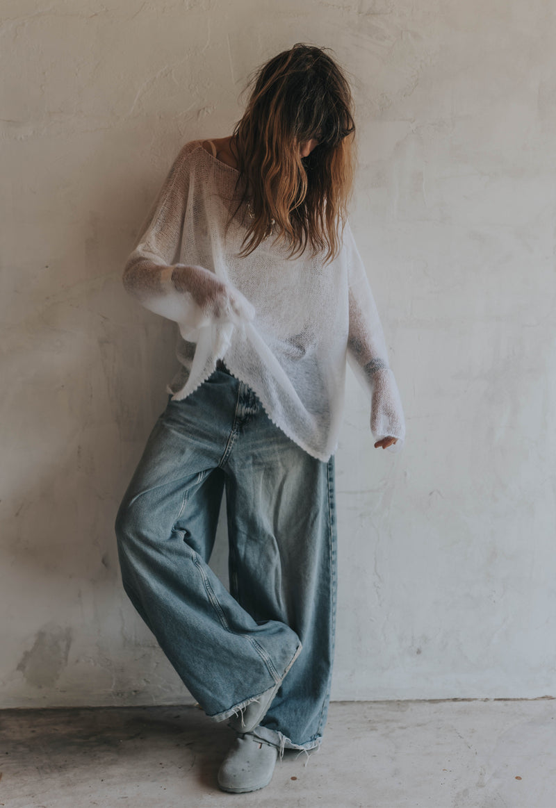 Milkveil Mohair Top