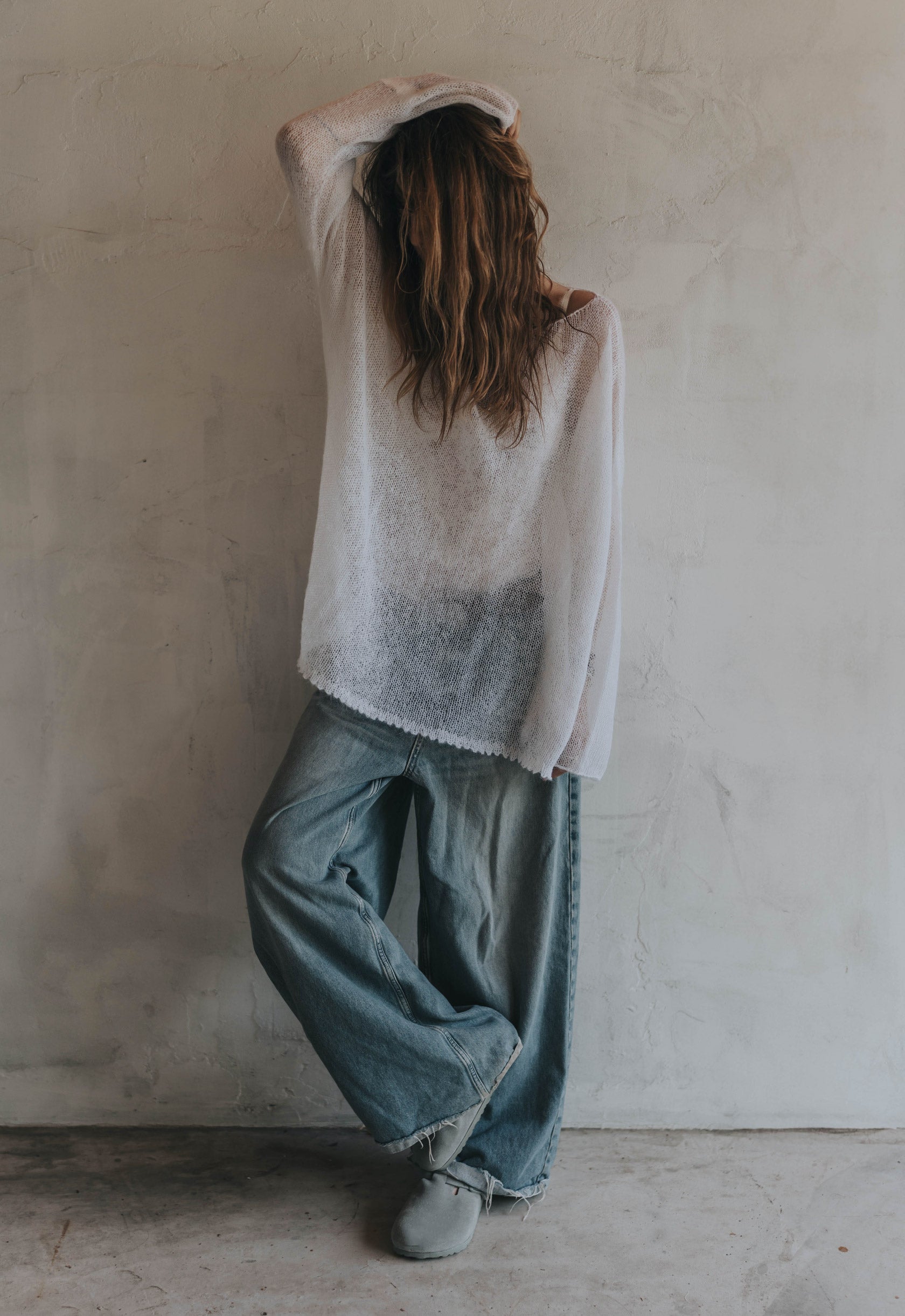 Milkveil Mohair Top