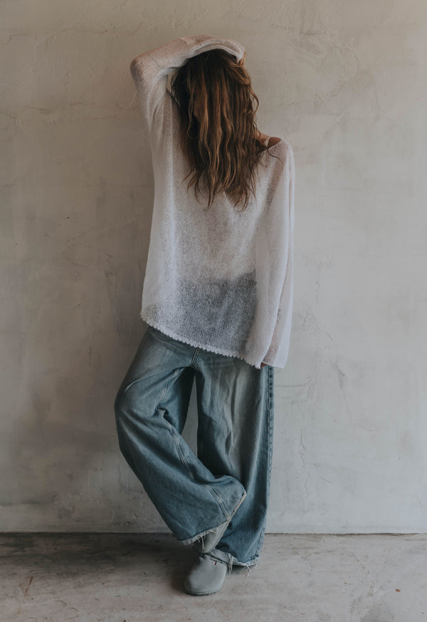 Milkveil Mohair Top