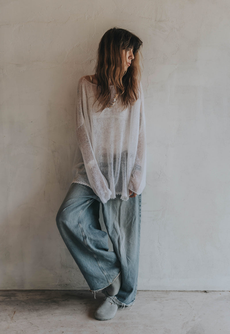 Milkveil Mohair Top