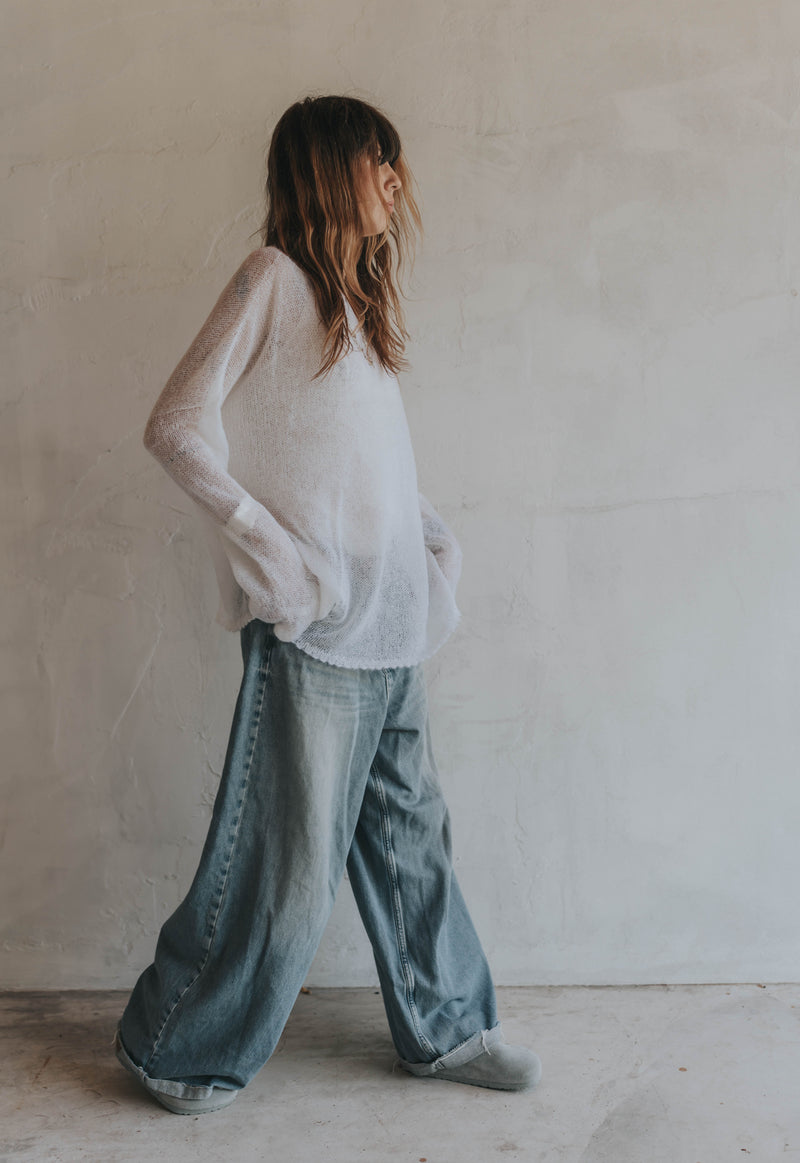 Milkveil Mohair Top