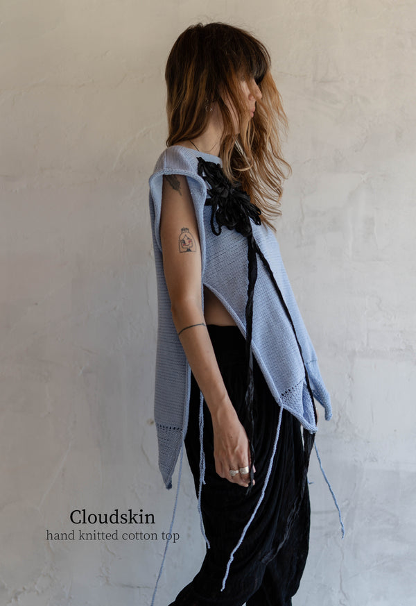 Cloudskin Hand knitted Top