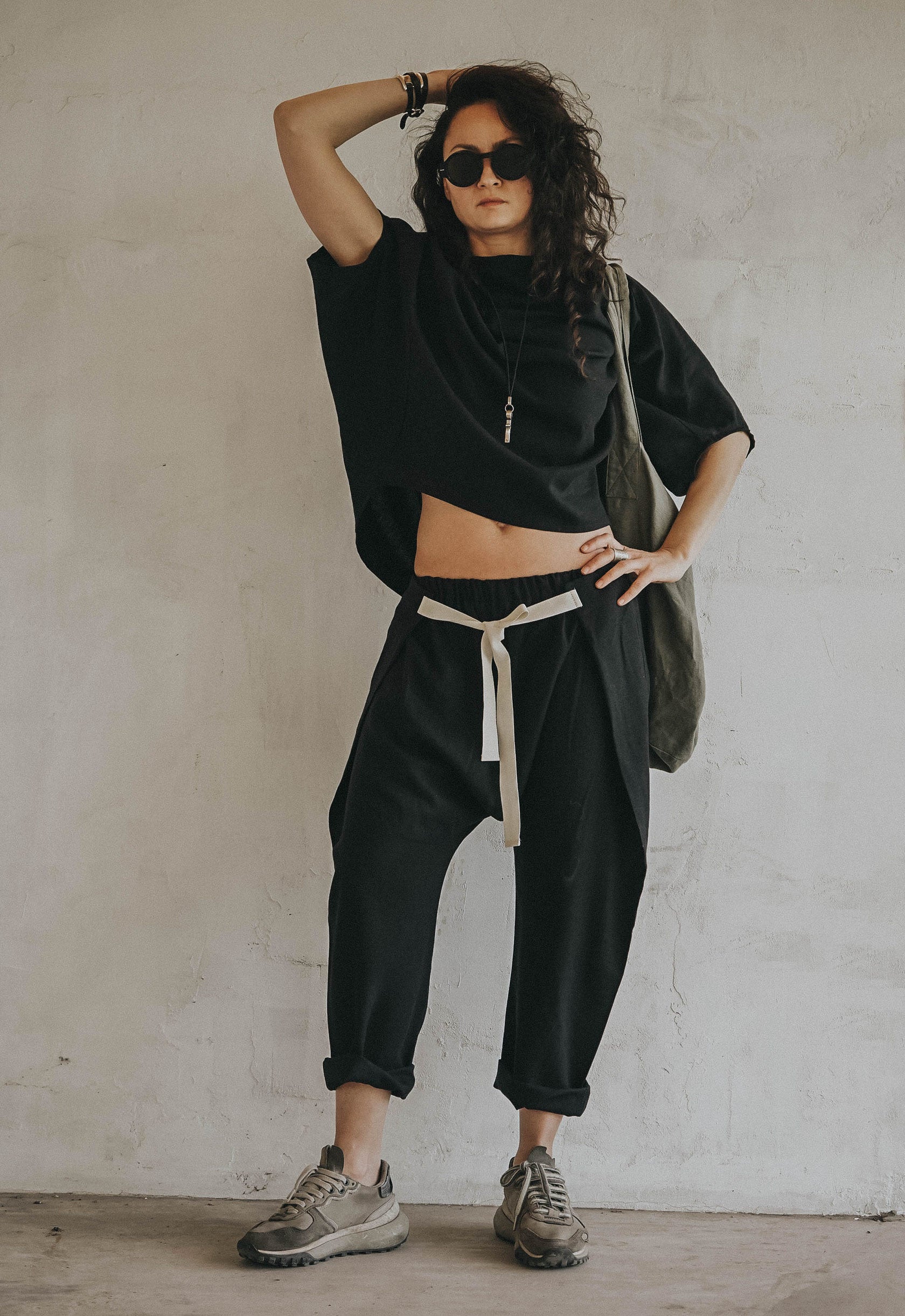 STONE VERSE LINEN TROUSERS