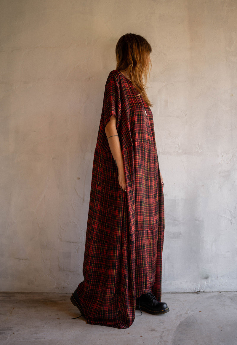 Ether Run Silk Dress