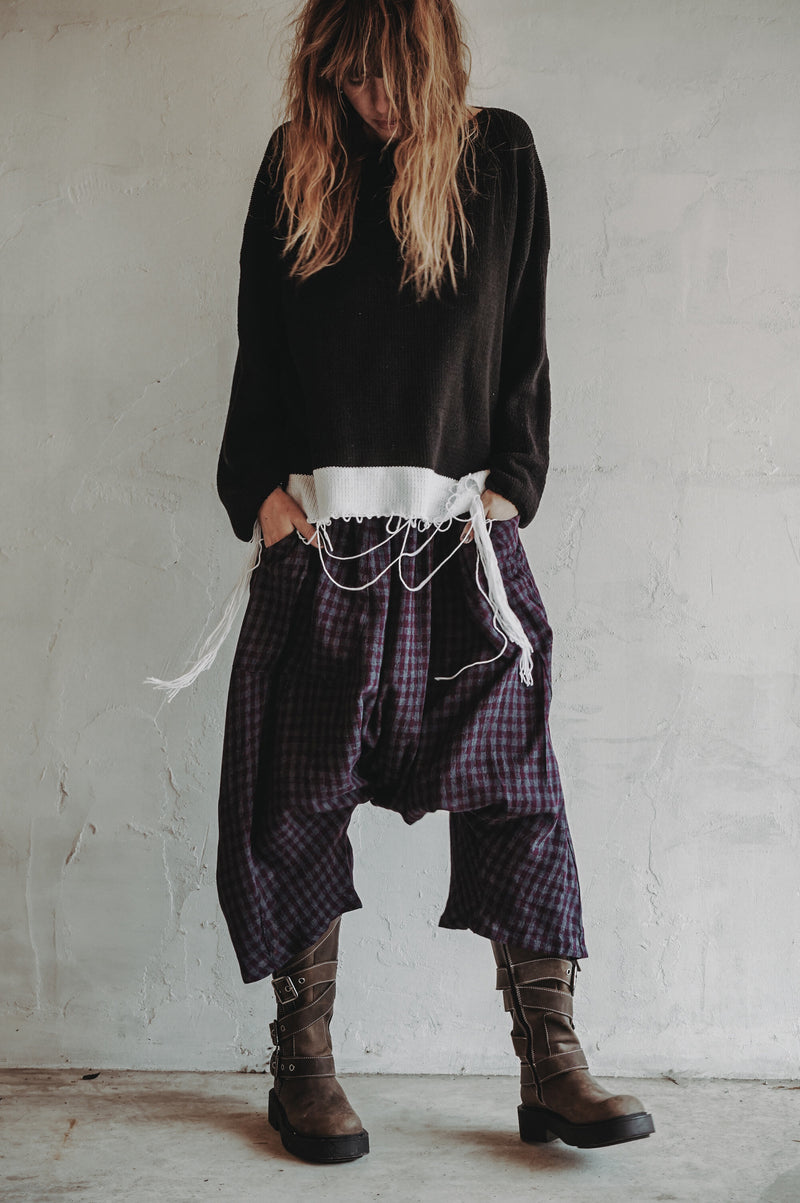 Blur Oversized Trousers