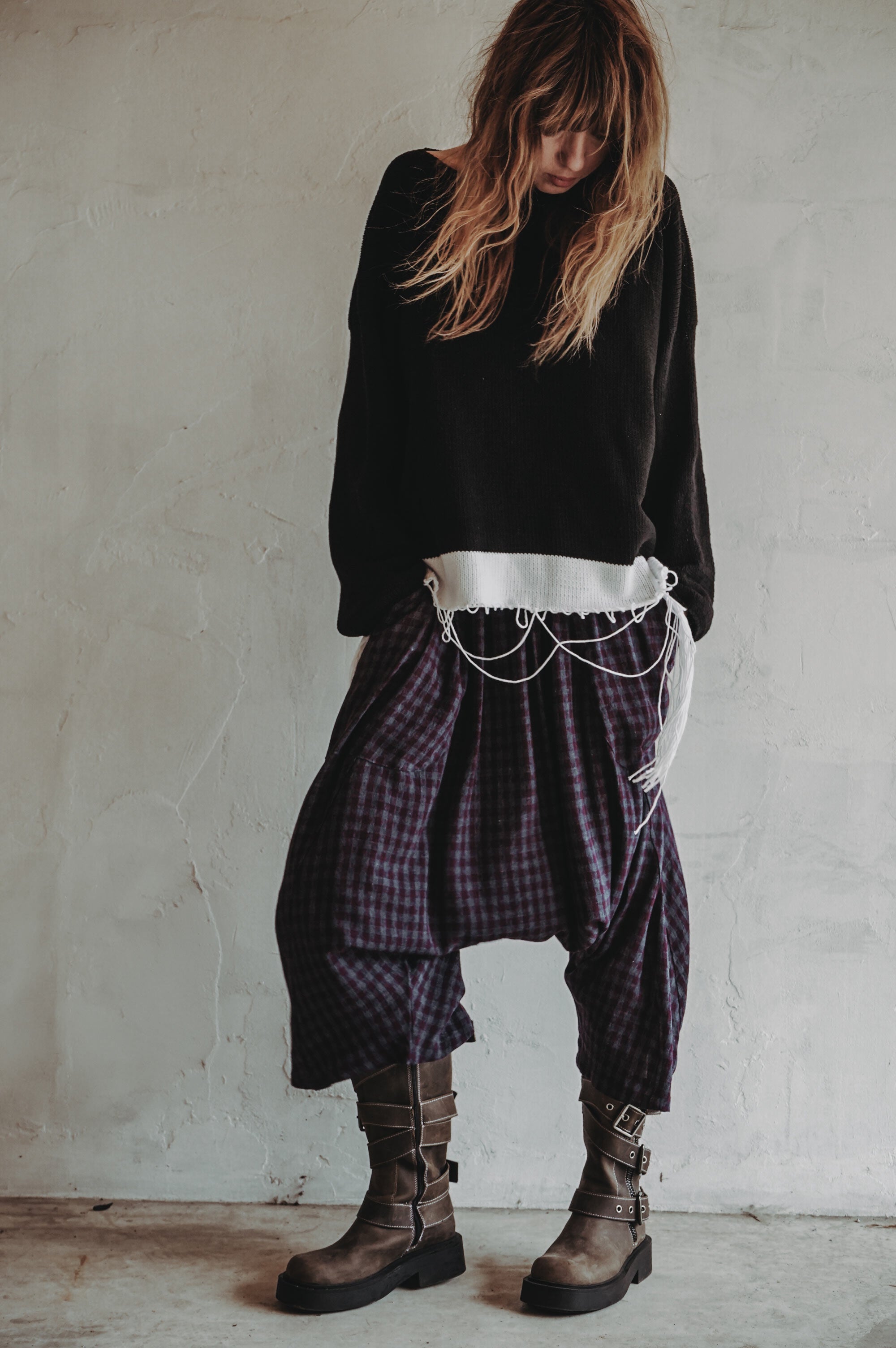 Blur Oversized Trousers