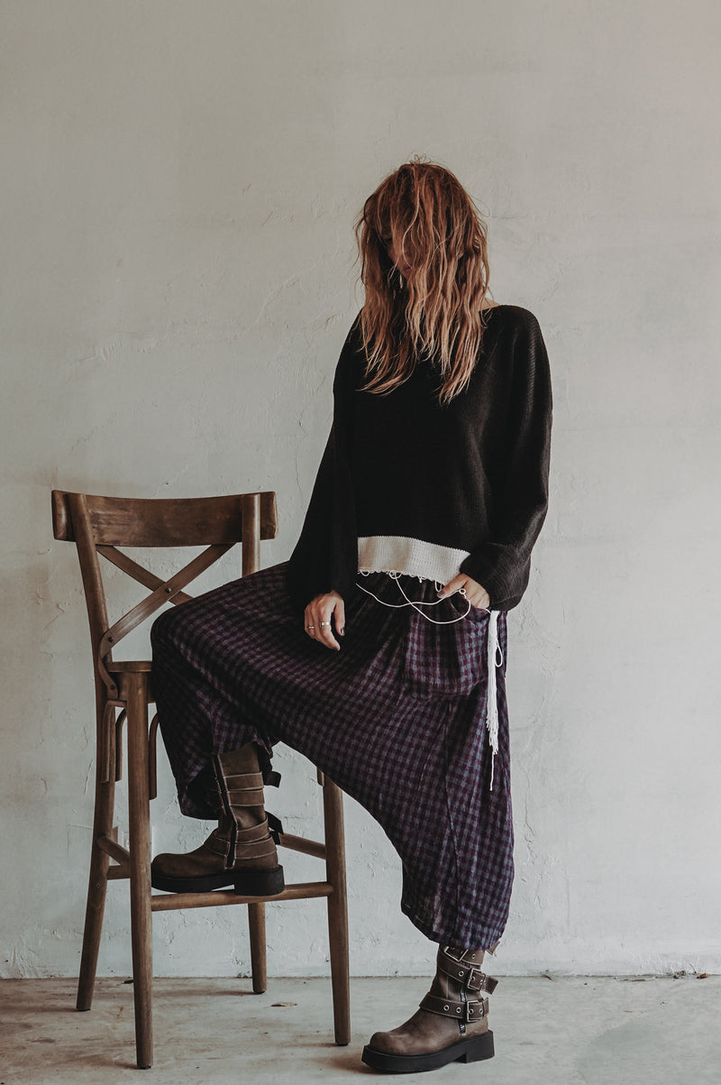 Blur Oversized Trousers