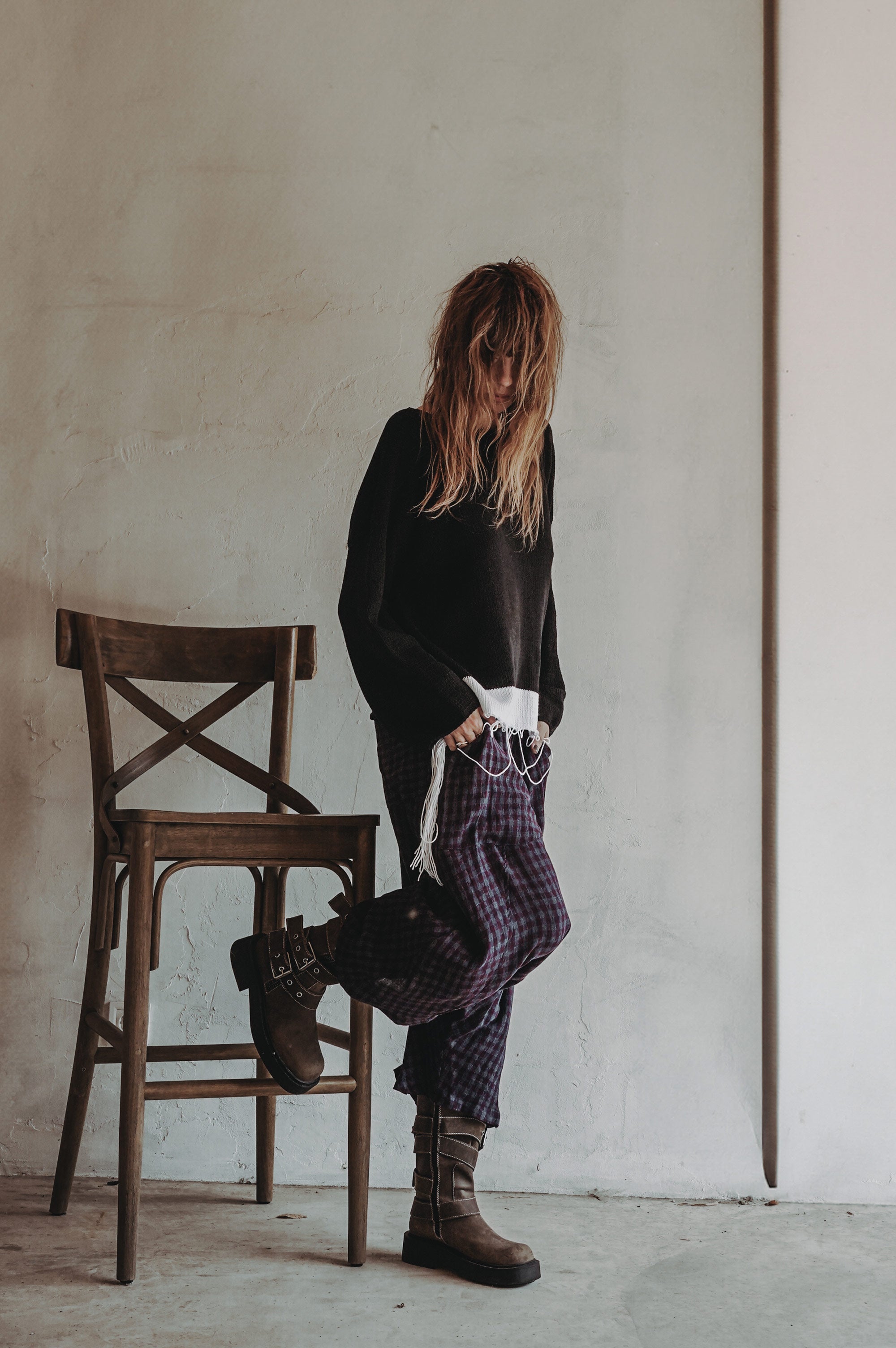 Blur Oversized Trousers