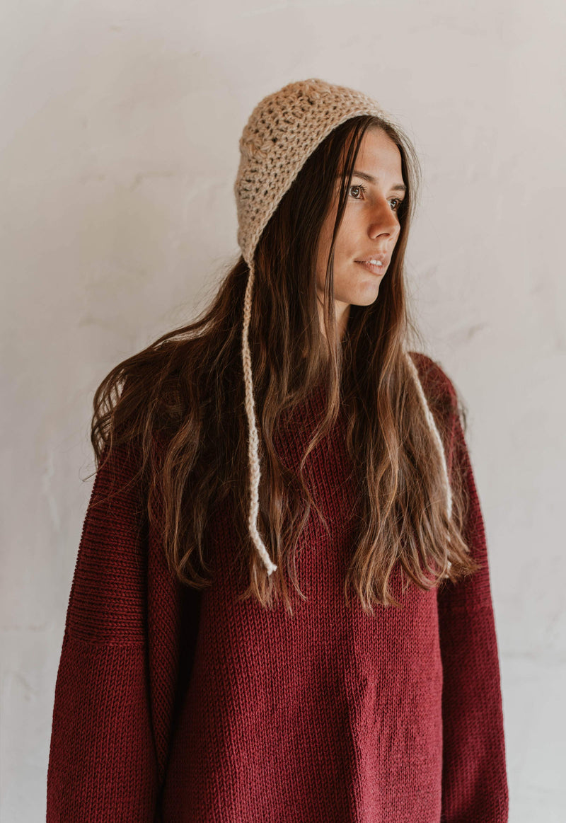 Terra Hand Crochet Bonnet
