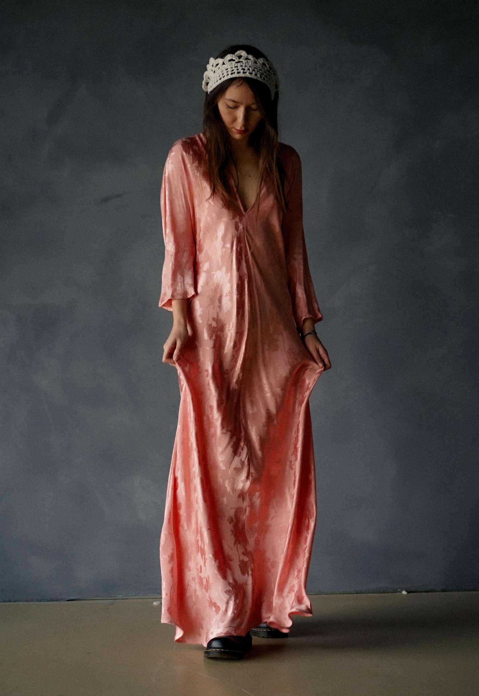 The Grand Budapest Satin Dress