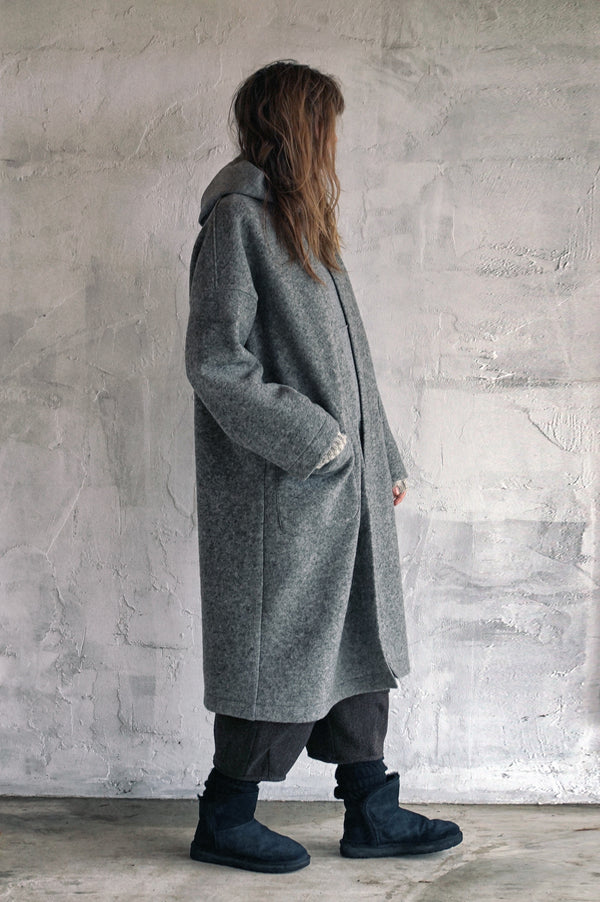 FREYA 100% WOOL OVERCOAT