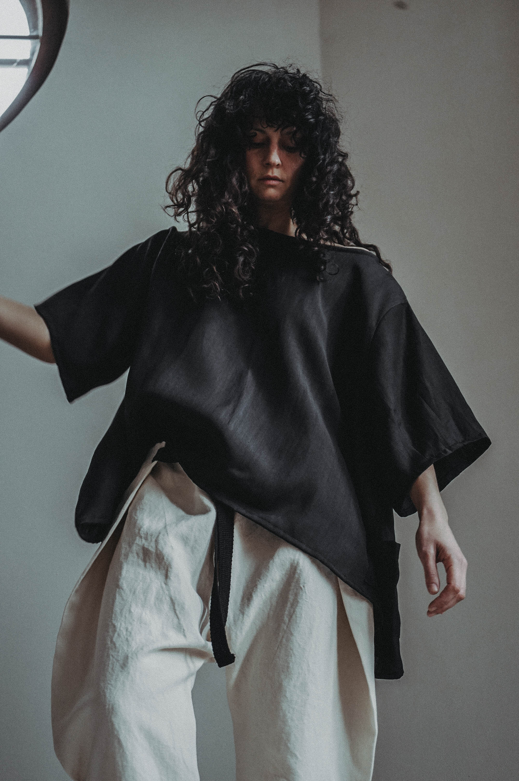 Slow Drive Linen Top